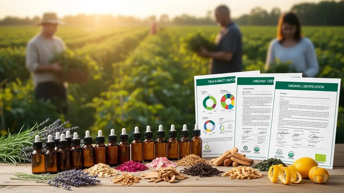 Sustainable sourcing of natural fragrance oils