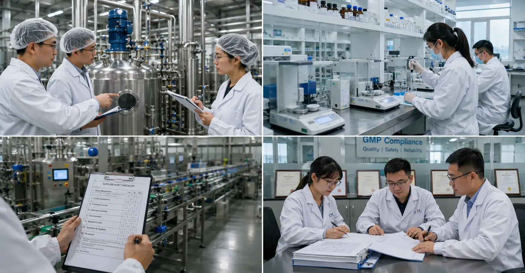 Pet food ingredient supplier audit and quality verification